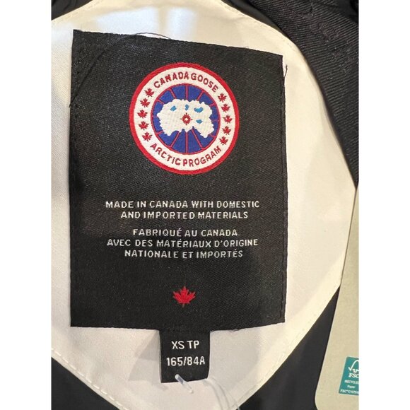NWT Canada Goose Loretta Black Label Down white Parka COAT SIZE XS - Picture 12 of 16
